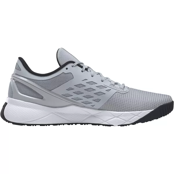 imageReebok Mens Nanoflex Cross TrainerCold GreyCore BlackWhite