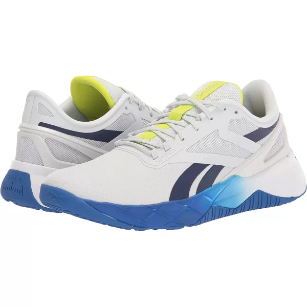 imageReebok Mens Nanoflex Cross TrainerCold GreyVector NavyCourt Blue