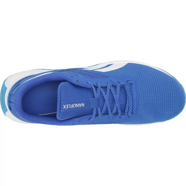 imageReebok Mens Nanoflex Cross TrainerCourt BlueRadiant AquaAqua Dust
