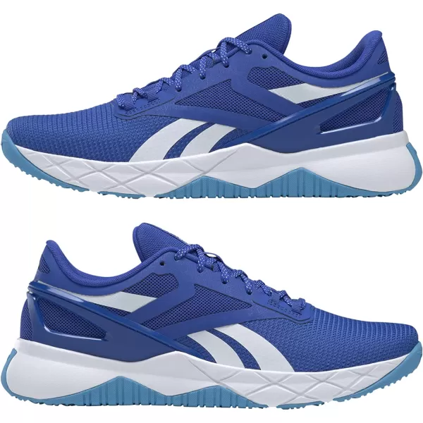 imageReebok Mens Nanoflex Cross TrainerCourt BlueRadiant AquaAqua Dust