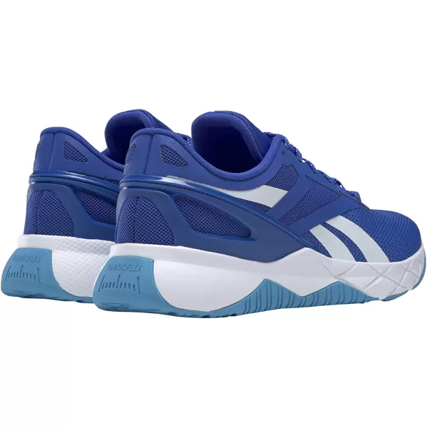 imageReebok Mens Nanoflex Cross TrainerCourt BlueRadiant AquaAqua Dust