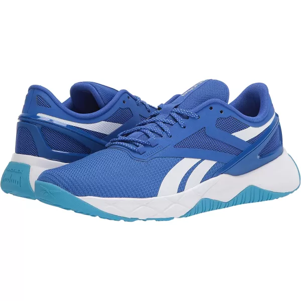 imageReebok Mens Nanoflex Cross TrainerCourt BlueRadiant AquaAqua Dust