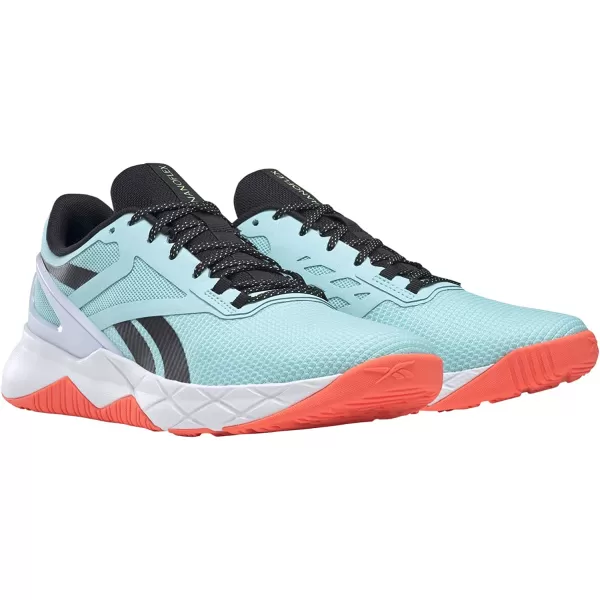 imageReebok Mens Nanoflex Cross TrainerDigital GlowCore BlackWhite