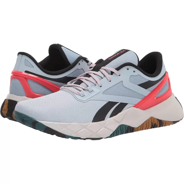 imageReebok Mens Nanoflex Cross TrainerGable GreyBlackNeon Cherry