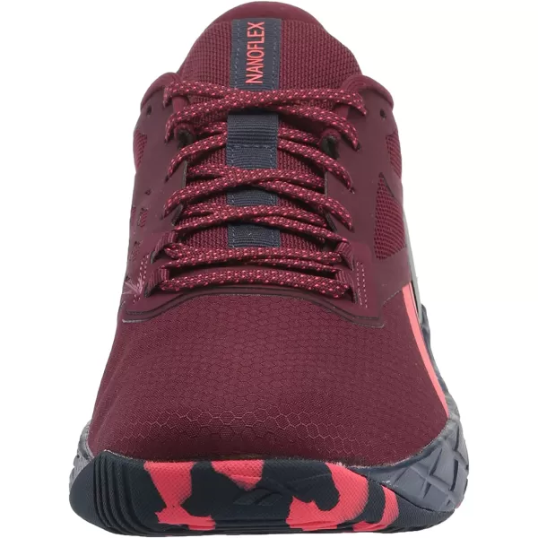 imageReebok Mens Nanoflex Cross TrainerMaroonVector Navy
