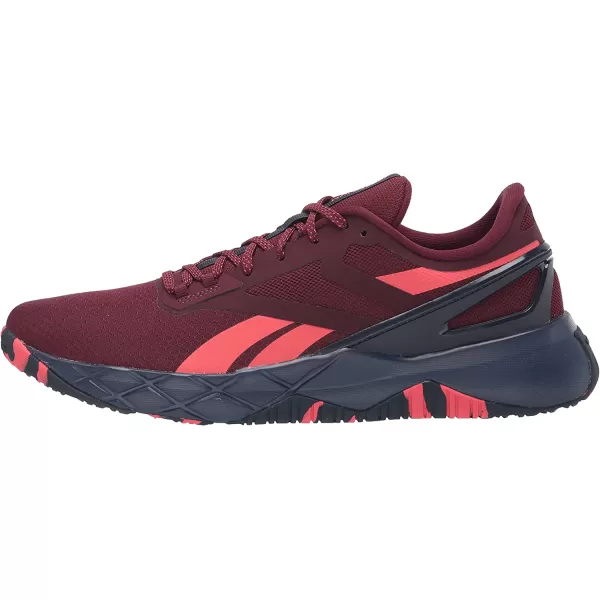 imageReebok Mens Nanoflex Cross TrainerMaroonVector Navy