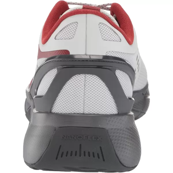 imageReebok Mens Nanoflex Cross TrainerPure GreyRed Ember