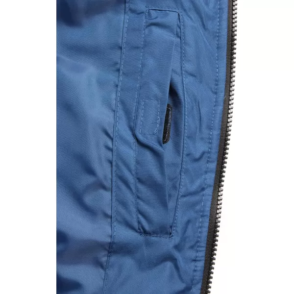 imageReebok Mens Puffer Vest  Quilted Insulated Full Zip Winter Vest  Lightweight Outerwear Sleeveless Jacket for Men MXXLNorthern Night