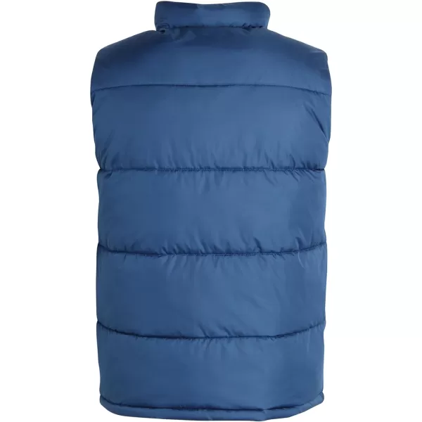 imageReebok Mens Puffer Vest  Quilted Insulated Full Zip Winter Vest  Lightweight Outerwear Sleeveless Jacket for Men MXXLNorthern Night