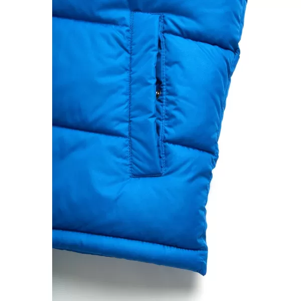 imageReebok Mens Puffer Vest  Quilted Insulated Full Zip Winter Vest  Lightweight Outerwear Sleeveless Jacket for Men MXXLVector BlueBlack