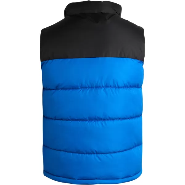imageReebok Mens Puffer Vest  Quilted Insulated Full Zip Winter Vest  Lightweight Outerwear Sleeveless Jacket for Men MXXLVector BlueBlack