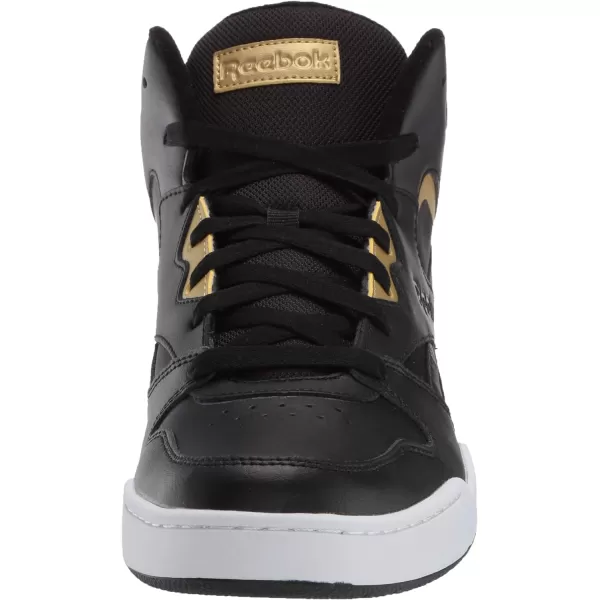 imageReebok Mens Royal Bb4500 Hi2 SneakerBlackWhiteGold Metallic
