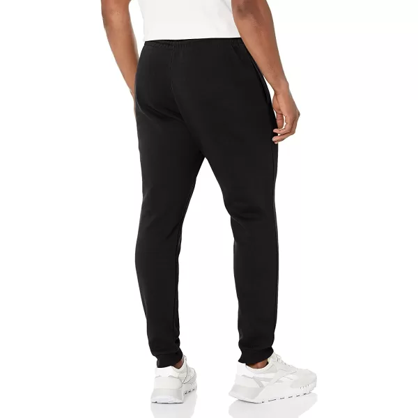 imageReebok Mens Small Logo JoggerBlackWhite Small Logo