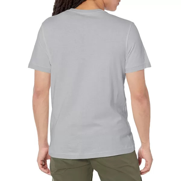 imageReebok Mens Small Logo Tee  Pure GreyBlack Small Logo
