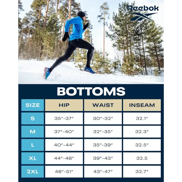 imageReebok Mens Snow Pants  Heavyweight Waterproof Snowboard Pants with Cargo Pockets Snow Gaiters  Ski Pants for Men MXXLBlack