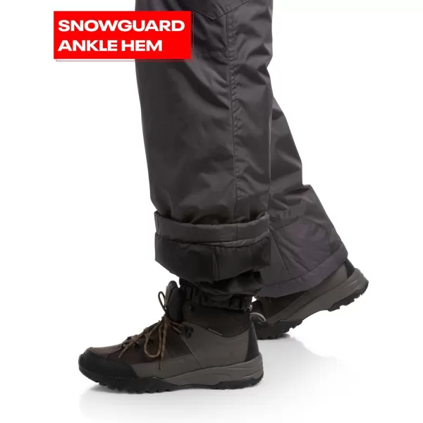 imageReebok Mens Snow Pants  Heavyweight Waterproof Snowboard Pants with Cargo Pockets Snow Gaiters  Ski Pants for Men MXXLCharcoal