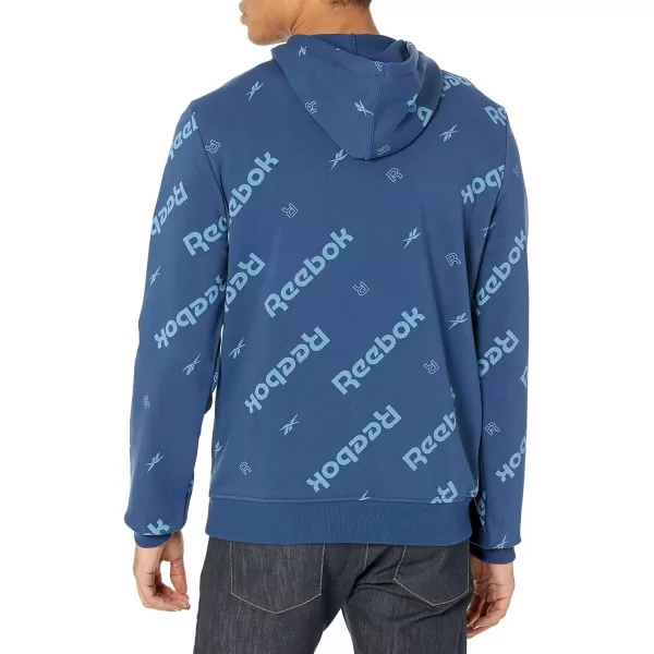 imageReebok Mens Standard Graphic Hoodie Batik BlueLight Blue All Over Print SmallReebok Mens Standard Graphic Hoodie Batik BlueLight Blue All Over Print Small