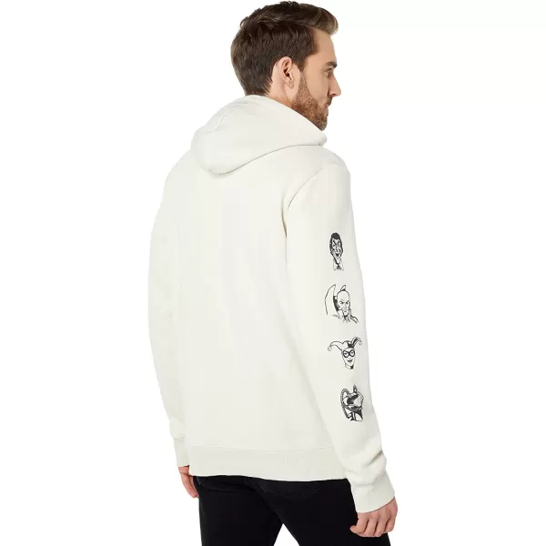 imageReebok Mens Standard Graphic Hoodie with DC Comics and Reebok Logo in Alabaster