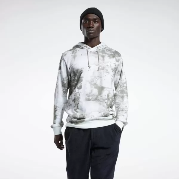 imageReebok Mens Standard Graphic HoodieMedium Grey Heather