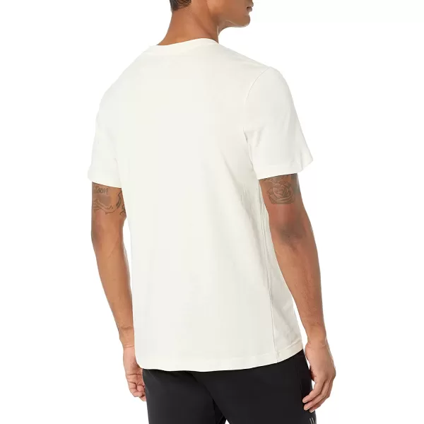 imageReebok Mens Standard Small Logo TeeClassic WhiteSmall Logo Black
