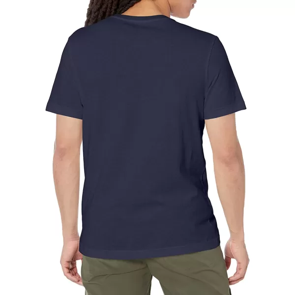 imageReebok Mens Standard Small Logo TeeVector NavySmall Logo White