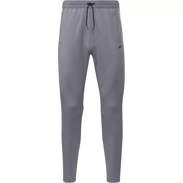 imageReebok Mens Standard Workout Ready Knit PantCold Grey