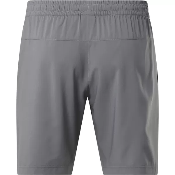 imageReebok Mens Standard Workout Ready Woven Shorts  Cold Grey