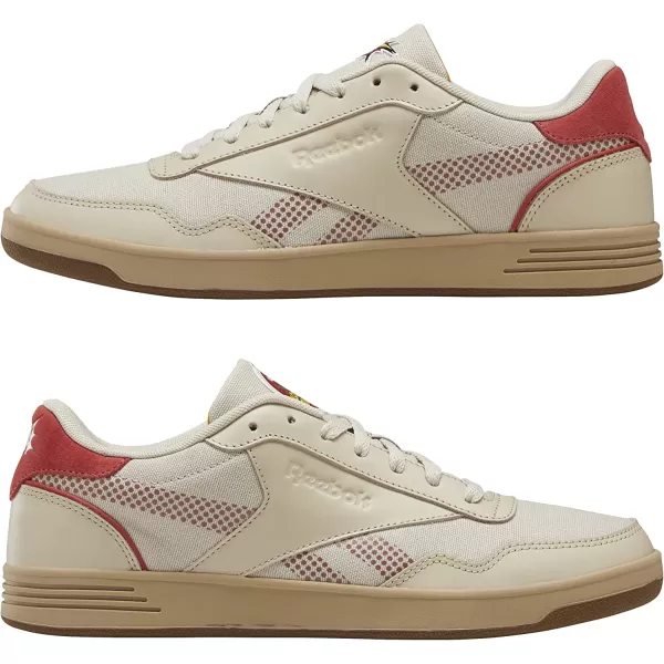 imageReebok Mens Techque T Sneaker in Looney Tunes PebbleSand BeigeMars Red