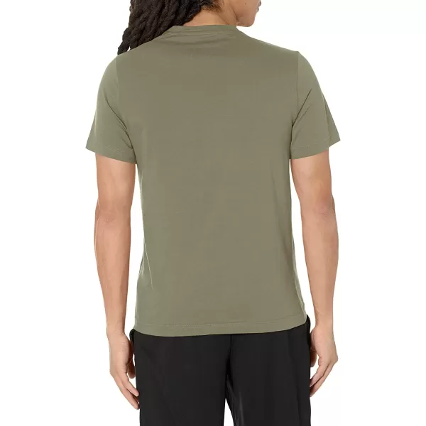 imageReebok Mens Tee with Big Logo Hunter Green