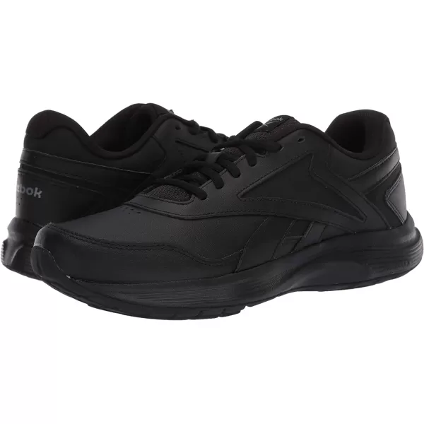 imageReebok Mens Walk Ultra 7 DMX Max ShoeBlackCold GreyCollegiate Royal