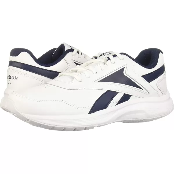 imageReebok Mens Walk Ultra 7 DMX Max ShoeWhite Collegiate Navy Collegiate Royal I