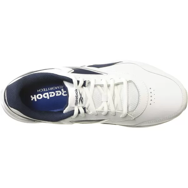 imageReebok Mens Walk Ultra 7 DMX Max ShoeWhite Collegiate Navy Collegiate Royal I