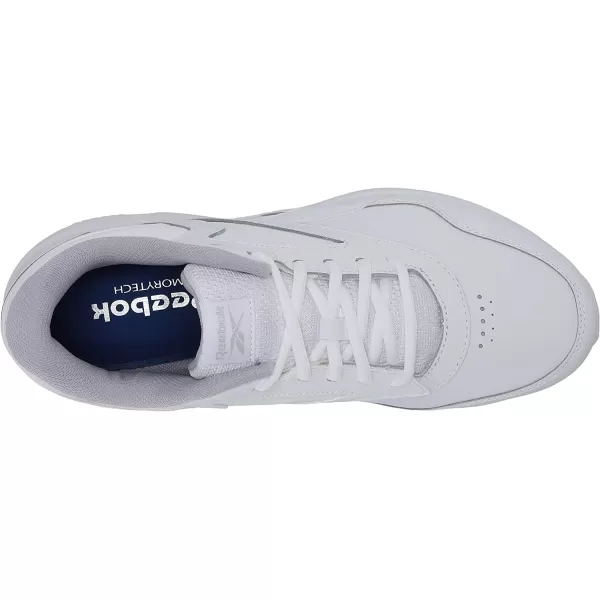imageReebok Mens Walk Ultra 7 DMX Max ShoeWhiteCold Grey 2Collegiate Royal