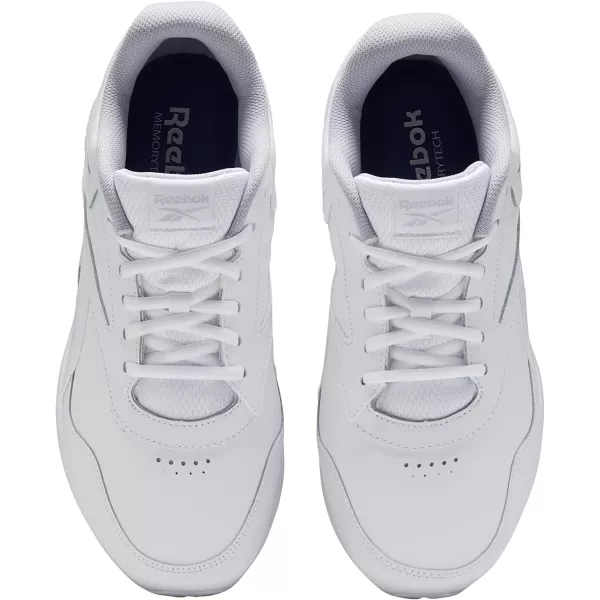 imageReebok Mens Walk Ultra 7 DMX Max ShoeWhiteCold Grey 2Collegiate Royal