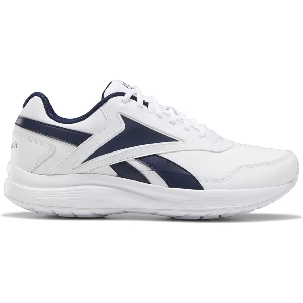 imageReebok Mens Walk Ultra 7 DMX Max ShoeWhiteCollegiate NavyCollegiate Royal