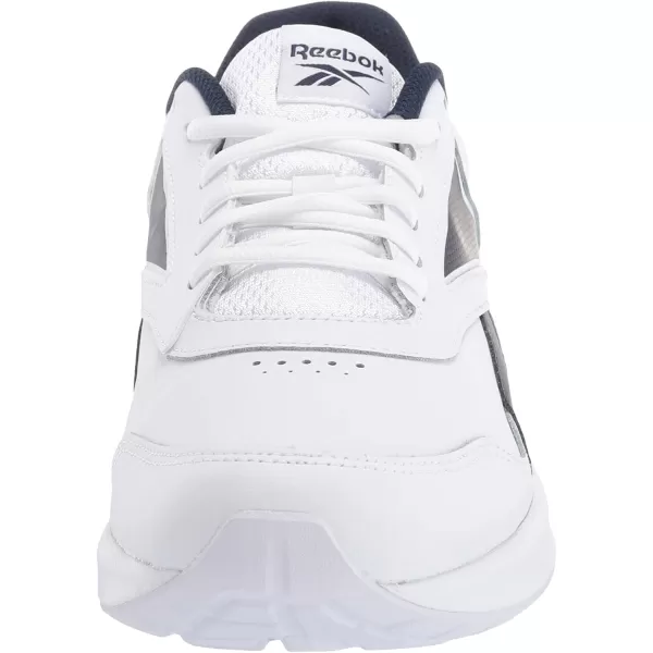 imageReebok Mens Walk Ultra 7 DMX Max ShoeWhiteCollegiate NavyCollegiate Royal
