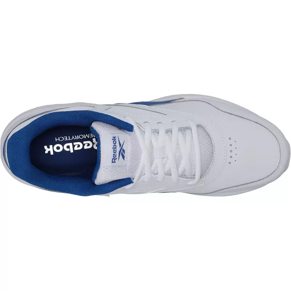 imageReebok Mens Walk Ultra 7 DMX Max ShoeWhiteHumble BlueCollegiate Royal
