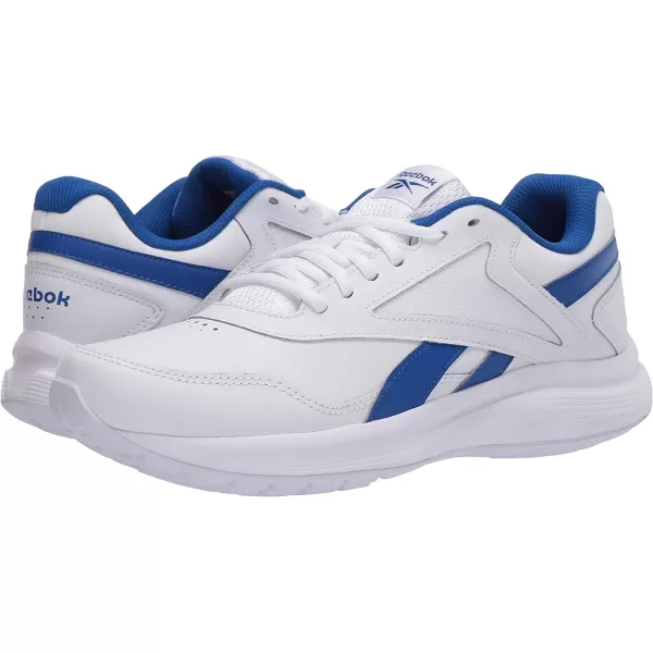 imageReebok Mens Walk Ultra 7 DMX Max ShoeWhiteHumble BlueCollegiate Royal