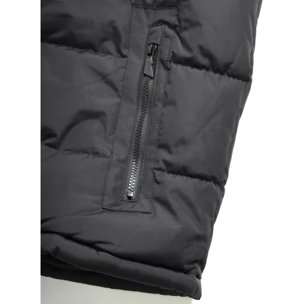 imageReebok Mens Winter Coat  Heavyweight Bubble Puffer Parka  Weather Resistant Outerwear Windbreaker Ski Jacket for Men MXXLBlack