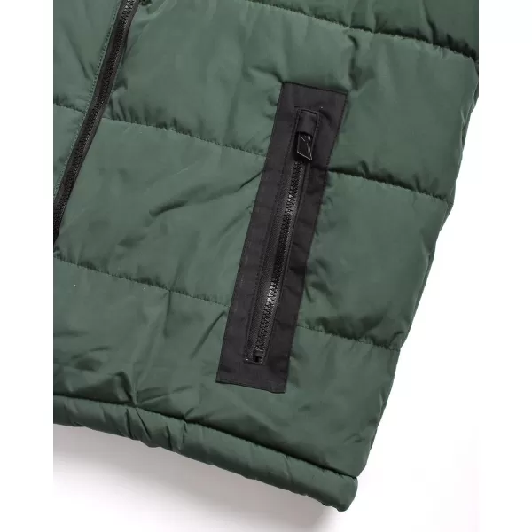 imageReebok Mens Winter Coat  Heavyweight Bubble Puffer Parka  Weather Resistant Outerwear Windbreaker Ski Jacket for Men MXXLHunter