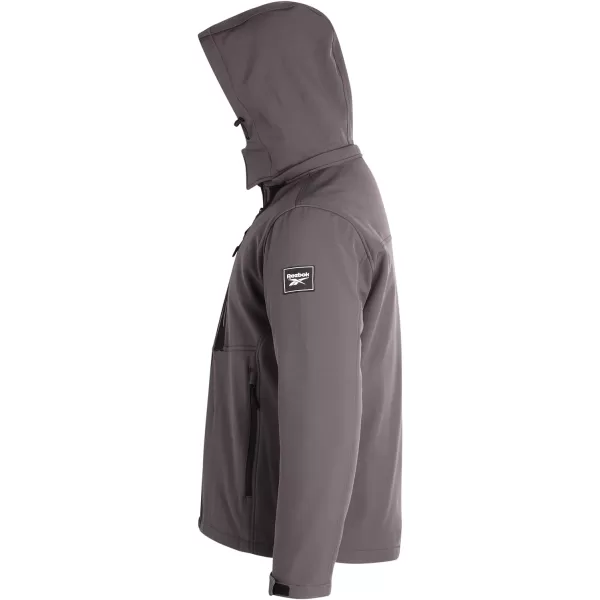 imageReebok Mens Winter Coat  Puffer Parka Removable Waterproof Shell  Heavyweight Windbreaker Ski Jacket for Men MXXLCharcoal