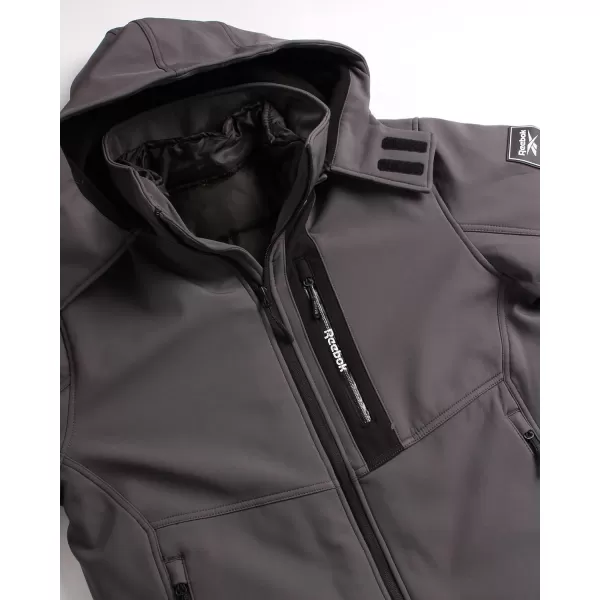 imageReebok Mens Winter Coat  Puffer Parka Removable Waterproof Shell  Heavyweight Windbreaker Ski Jacket for Men MXXLCharcoal
