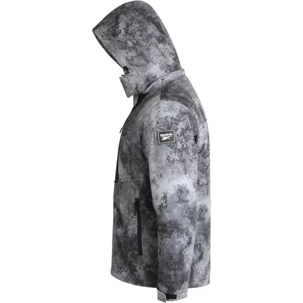 imageReebok Mens Winter Coat  Puffer Parka Removable Waterproof Shell  Heavyweight Windbreaker Ski Jacket for Men MXXLSplatter