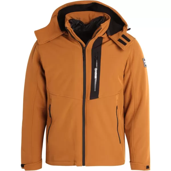 imageReebok Mens Winter Coat  Puffer Parka Removable Waterproof Shell  Heavyweight Windbreaker Ski Jacket for Men MXXLTimber