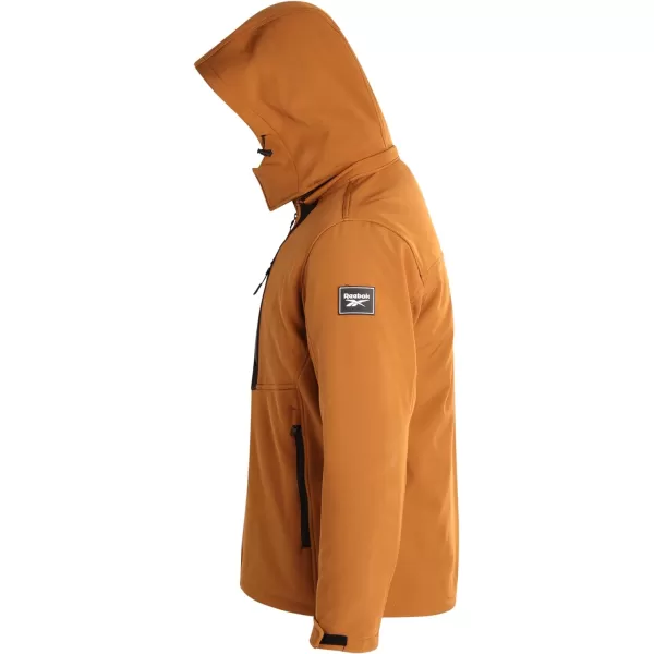 imageReebok Mens Winter Coat  Puffer Parka Removable Waterproof Shell  Heavyweight Windbreaker Ski Jacket for Men MXXLTimber