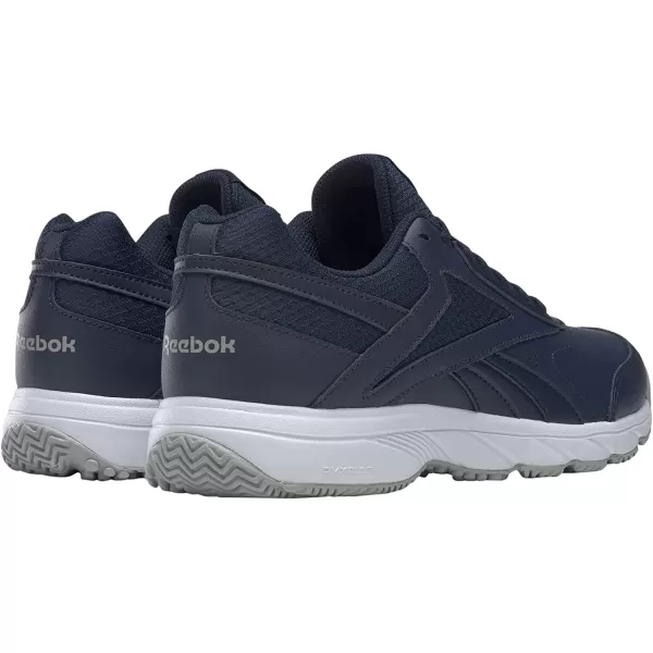 imageReebok Mens Work N Cushion 40 Walking ShoeVector NavyPure GreyWhite