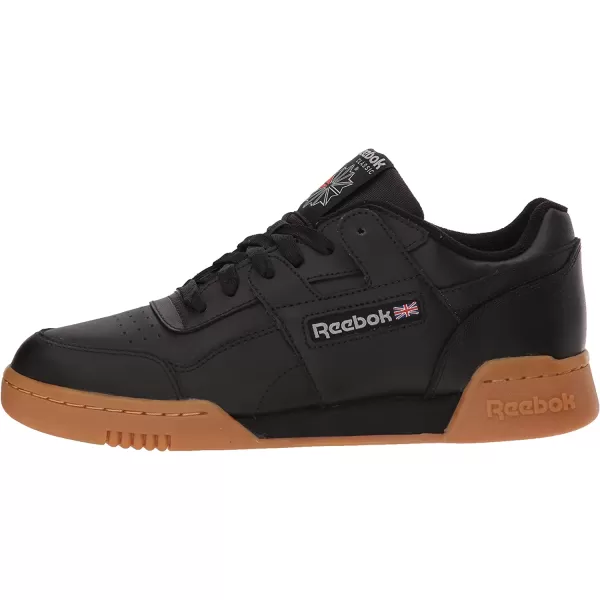 imageReebok Mens Workout Plus SneakerBlackCarbonClassic Red