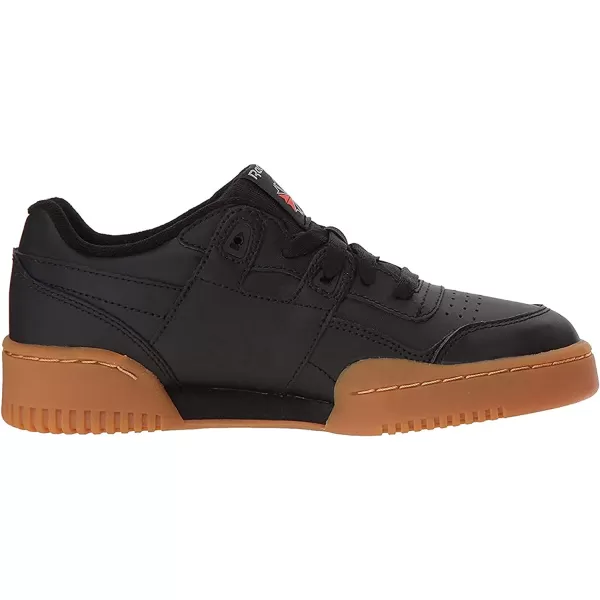 imageReebok Mens Workout Plus SneakerBlackCarbonClassic Red