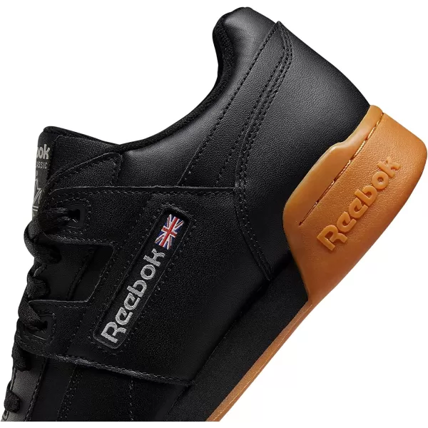 imageReebok Mens Workout Plus SneakerBlackCarbonClassic Red