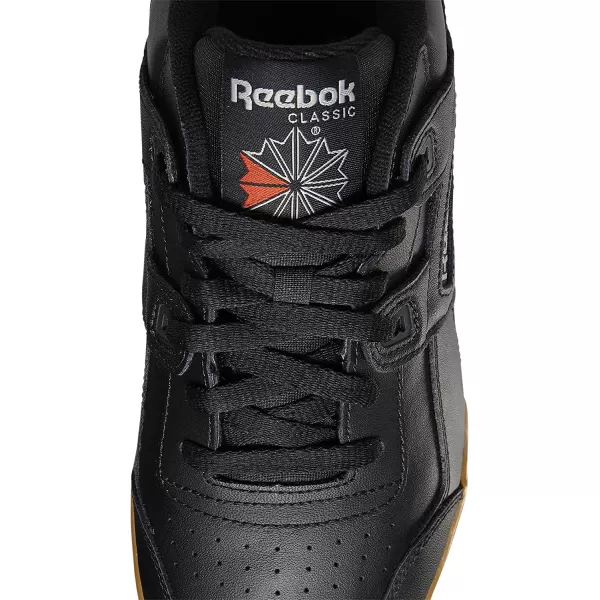 imageReebok Mens Workout Plus SneakerBlackCarbonClassic Red